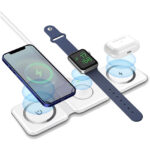 3 in 1 Magnetic Wireless charger Foldable 15W Original Charging Station - Image 6