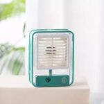 Portable USB Air Cooler Fan – 3-Speed, Mist Spray, Rechargeable | Random Color - Image 3